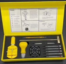 UHRENWERKZEUGE / UHR REPARATUR  WERKZEUGE /  12 TEILIG IN BOX # SCHMUCKJAGD