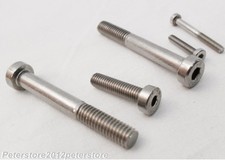 Zylinderschrauben DIN 7984 Edelstahl A2 niedriger Kopf Innensechskant  M3 bis M8