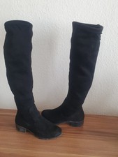 Overknees Gr 36 Schwarz Zara