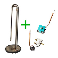 Flansch, Heizelement EDELSTAHL