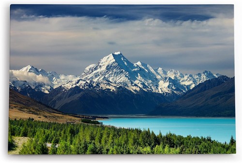 120x80cm wandbild berg bergsee - berg,
