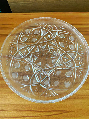 Glas servierplatte - glas, /