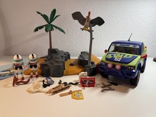 Playmobil: 4421 Rallye Pick-Up Rennen Wüste Sahara Set Gebraucht 