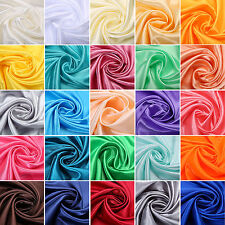 Satin Stoff   Meterware  Dekostoff Kleidung Hochzeit Vorhang Stoffe