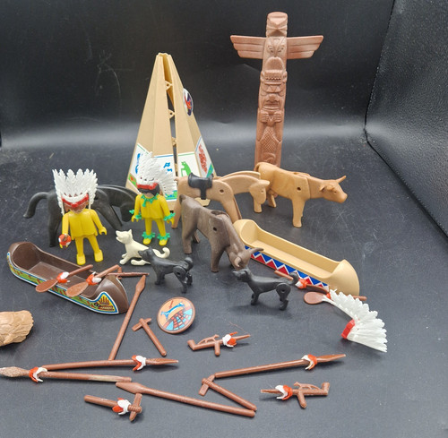 Playmobil indianer zelt kanu - playmobil,