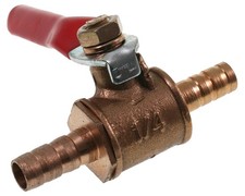 Messing Kugel Benzinhahn 6mm