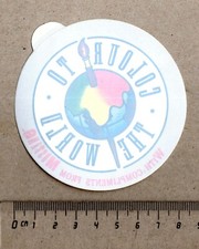 Aufkleber/Sticker Mustang Colour to the World (Scheibe)