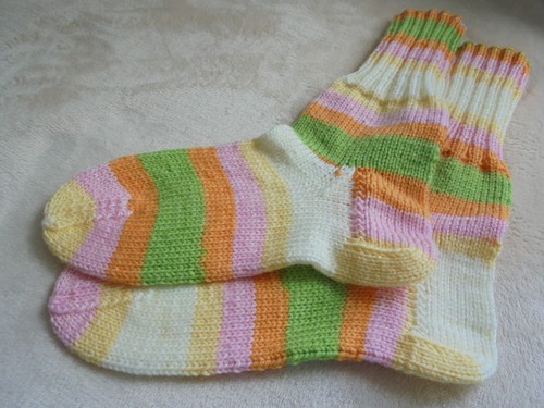 Wollsocken handgestrickt