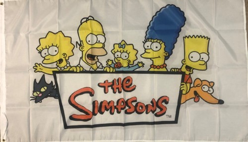 The simpsons fahne springfield - fahne,