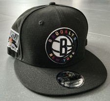 New Era Brooklyn Nets New York Basketball SnapBack, Verstellbar (M-L), Neu