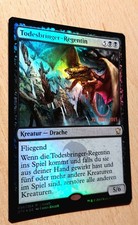 Mtg Magic: +FOIL+ Todesbringer-Regentin, Deathbringer Regent, DEUTSCH Drache