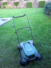 PARKSIDE Kehrmaschine, Kehrbesen,  2 Seitenbürsten + Walze , Laubbesen, Besen,