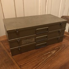 Dunco Dia Aufbewahrungsboxen Metall Berlin West Germany 3 Stück