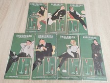 7 UNDERBERG BLECHSCHILDER, 10x21cm, OVP