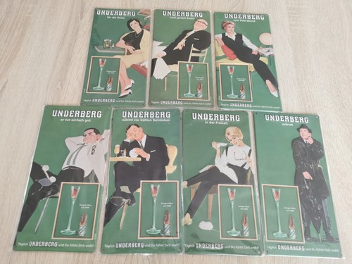 Underberg blechschilder - 7,