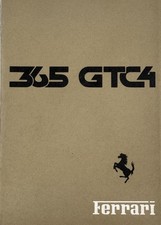FERRARI 365 GTC4 Betriebsanleitung 1971  uso e manutenzione