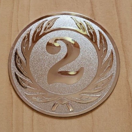 Emblem für pokal die - die, zahl