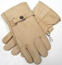 Sandfarbene Sommerhandschuhe