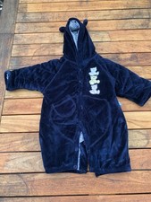 Baby-Overall BABYBEAR - blau Teddyfleece Gr. 62 - extrem süßer Kuschelplüsch