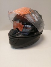 Motorradhelm VINZ Santos Klapphelm mit Sonnenblende in Schwarz Größe XXL