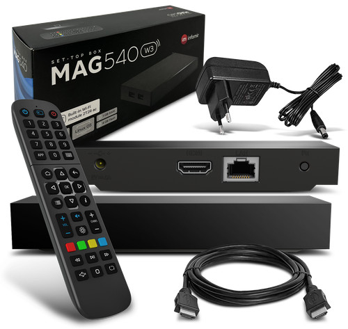 Mag 540w3 iptv set top - set, box
