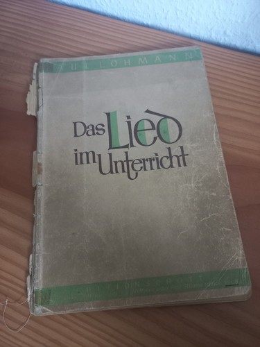 Altes antikes notenbuch paul - altes,
