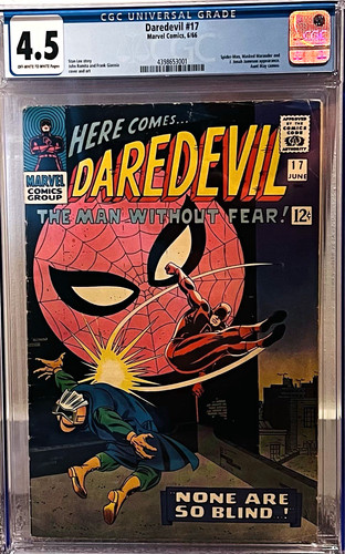Daredevil cgc 5 1966 - daredevil,