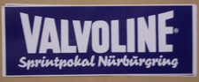 Motorsport Aufkleber  Valvoline Sprintpokal Nürburgring