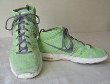 "NIKE-Flyknit- Chukka-Lunarlon" Gr.47 Sneaker/Turnschuhe Textil grün