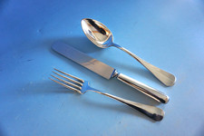 Deetjen Besteck Set Tafelbesteck Menübesteck Geigenbogen um 1900 (F25-1906)