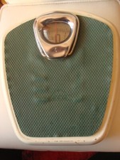 Alte mechanische SECA Personenwaage Metall vintage