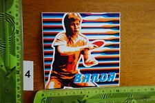 Alter Aufkleber Sport Tischtennis Zubehör Kleidung BANDA
