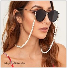 Brillenkette Brillenband Perle Sonnenbrillenkette Brillen Kette Muschel Premium