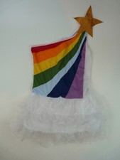 Regenbogen Stern Kostüm Kleid