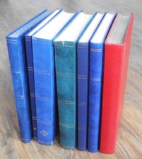 7 gebrauchte Briefmarken-Alben, altersgerechter Zustand, sh. Text