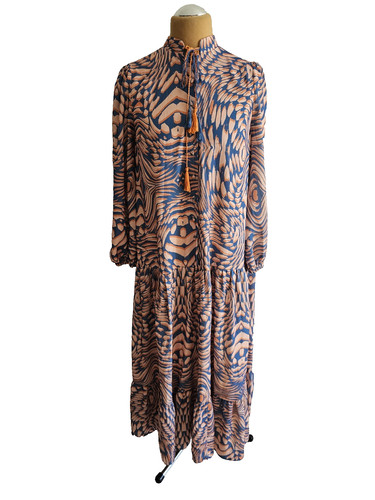 Maxikleid herbstkleid - maxikleid,