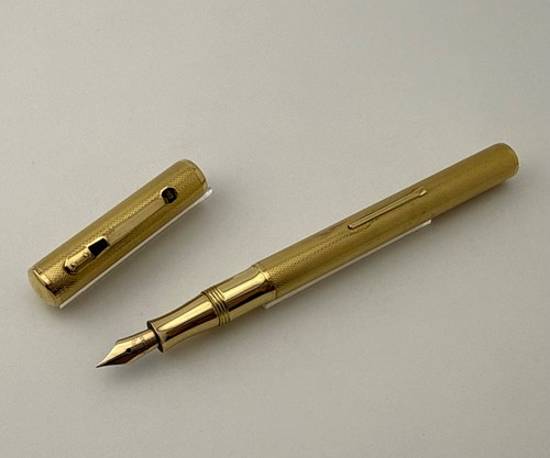 Vintage gold plated - gold, barley