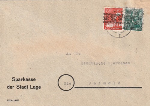 Lage lippe firmenumschlag - lage,