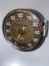 Original VDO Oldtimer Motorrad Tacho Speedometer Tachometer 80mm W 1,0 Nov.1953