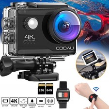 Action Cam 2,0 Zoll LCD-Display Sportkamera Wasserdicht Action Kamera 20MP 4K