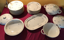 Rosenthal Winifred Echt Elfenbein blaues Blumendekor Goldrand zur Auswahl