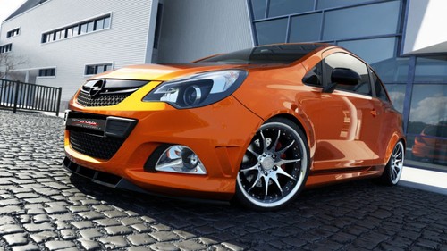 Schwarze cup spoilerlippe opel - cup,