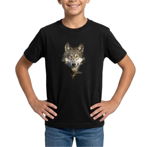 Wolf motiv einsamer - motiv, husky