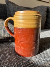 Antiker Walzenkrug Bierkrug Rochlitz Lunzenau 18. Jahrhundert Steinzeug Krug