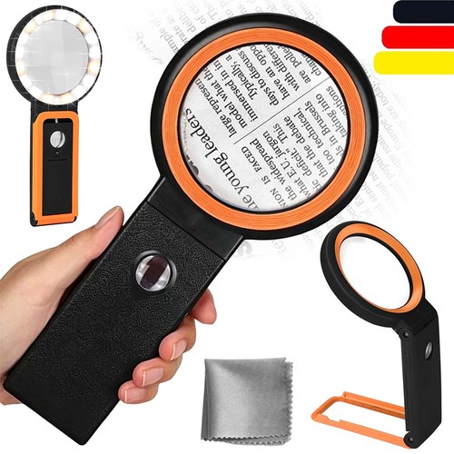 Lupe mit licht und - mit,