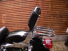 Harley Sportster Sissybar mit Gepäckträger und Halter