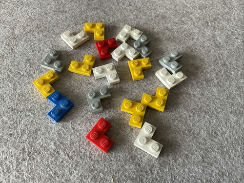 Lego grau rot gelb weiß - rot,