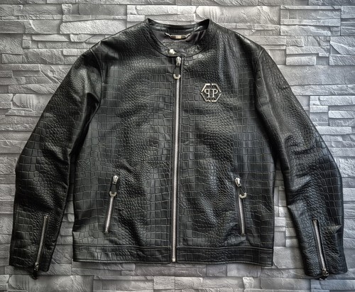 Philipp plein leather - plein, jacket