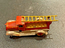 Gely ?? Pennytoy Penny Toy Feuerwehr Leiterwagen mit Uhrwerk um 1930