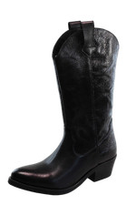 Stoneford Damenschuhe EU 37 Western Stiefel Cowboy Stiefel Leder Schwarz st23